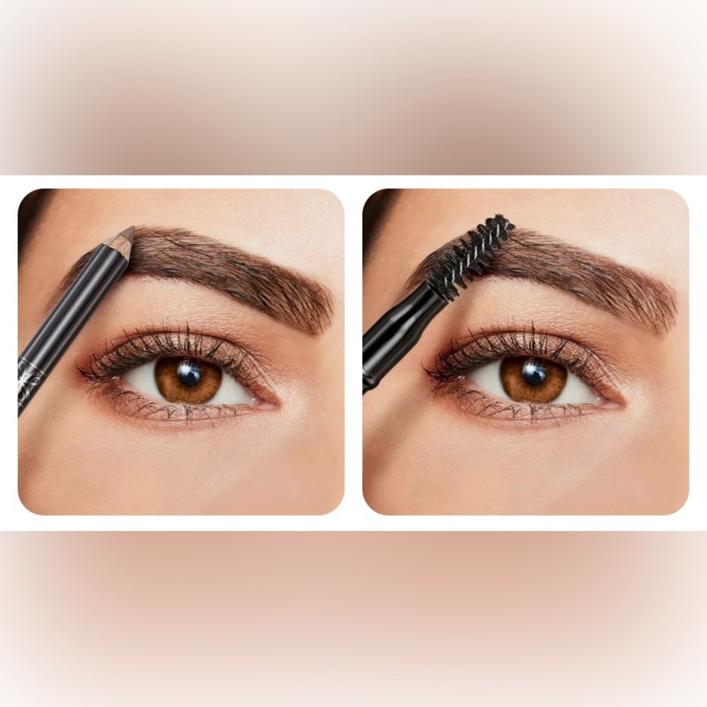 AVON New Dual Ended Brow Liner Pencil Shade Medium Brown - Picture 3 of 3